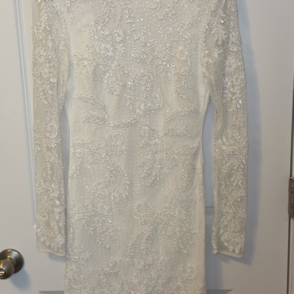 Elegant White Dress With Tags